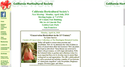 Desktop Screenshot of calhortsociety.org