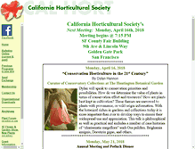 Tablet Screenshot of calhortsociety.org
